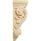 Ekena Millwork 3 1/2"W x 2 7/8"D x 7 3/4"H Small Farmingdale Acanthus Corbel, Maple COR03X02X07FRMA - alternate 3